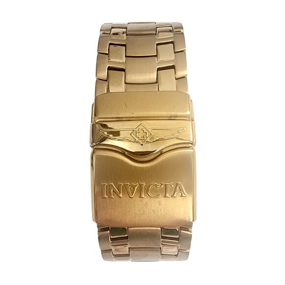 Invicta Men's Pro Diver Watch Scuba Chronograph Green Dial Gold Tone 200m 48mm - Picture 8 of 12